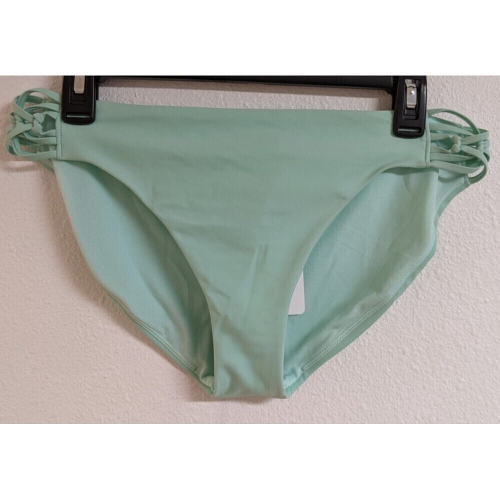 NWT~Women's prAna Bright Meadow Green Tekena Swim Bikini Bottom Large